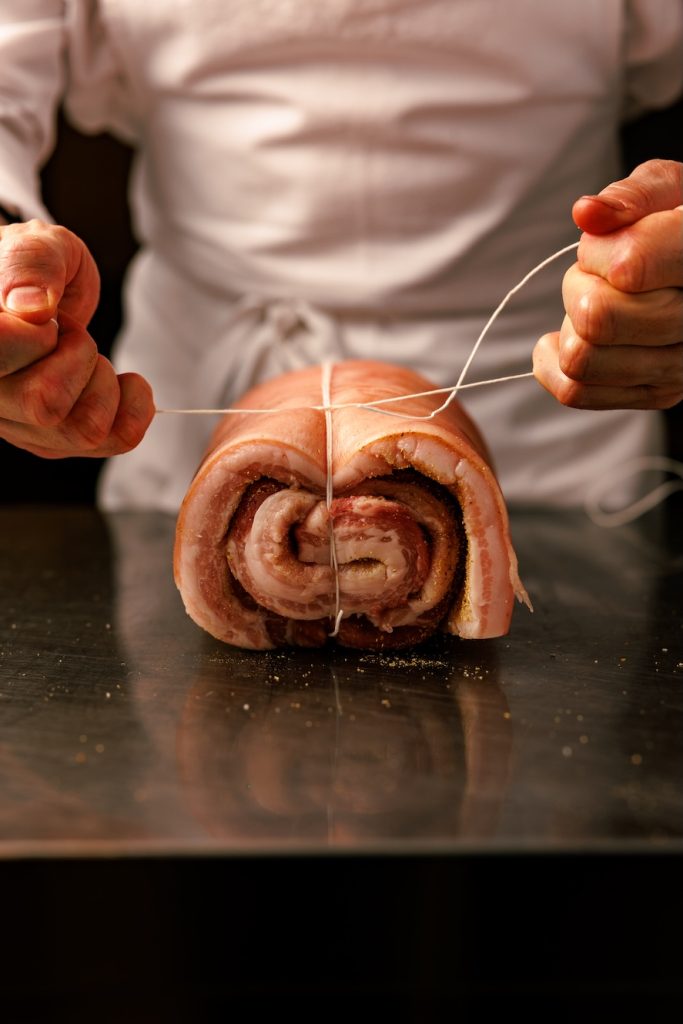Pork dish preparation