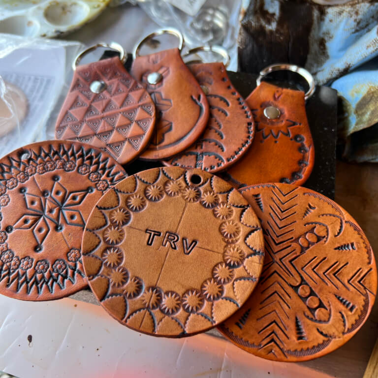 Leather tooling class