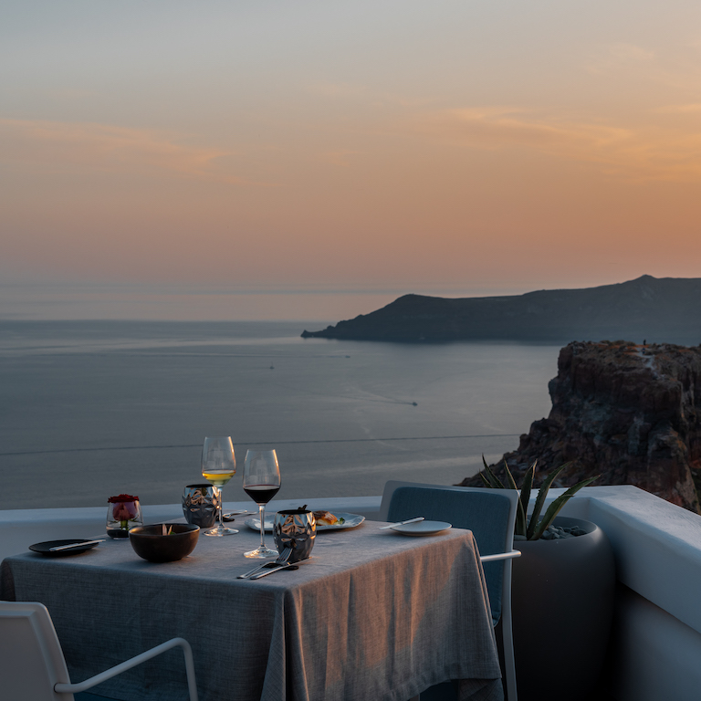 Dine at Grace Hotel | Mediterranean Cuisine in Santorini, Greece