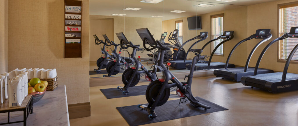Fitness area at Hotel Jerome