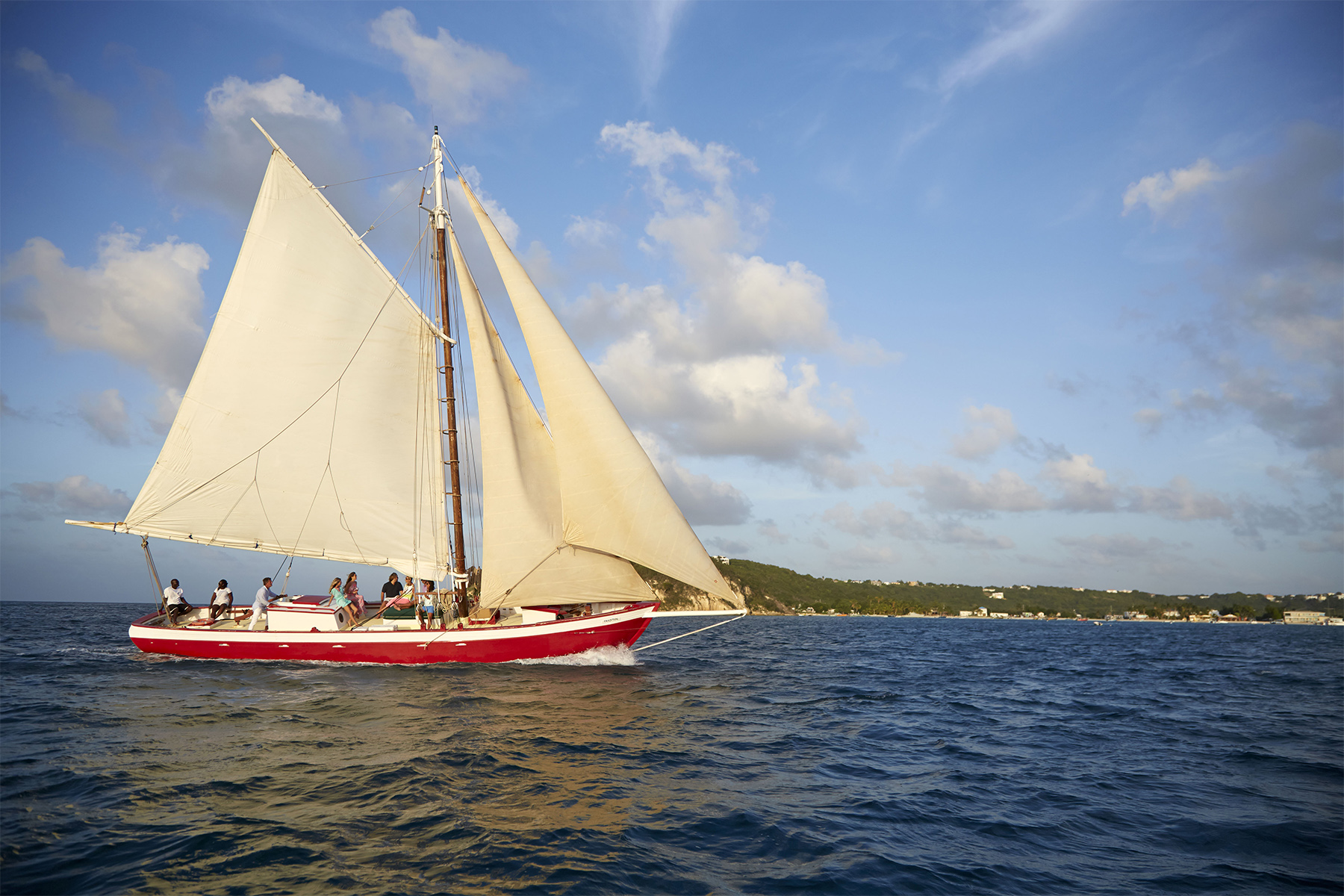 set sail on a classic west indian sailboat