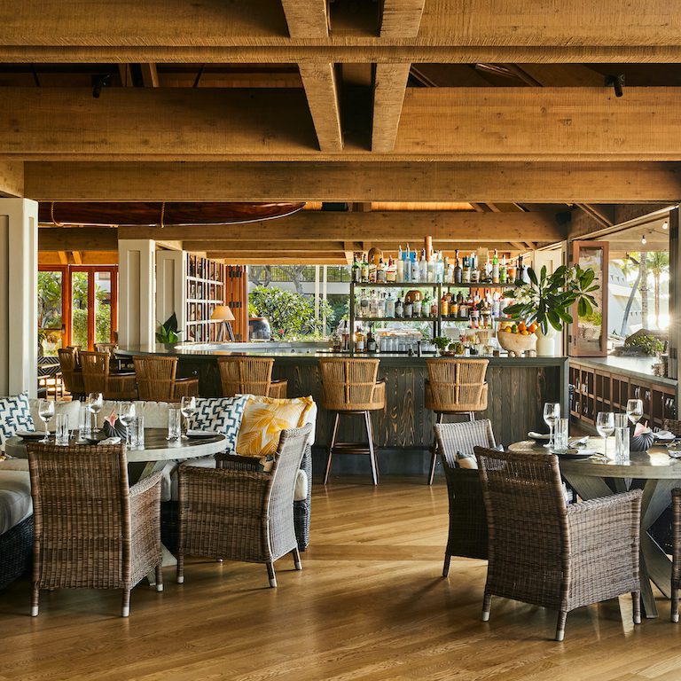 Dining at Mauna Lani CanoeHouse, HāLani, Hā Bar Auberge Resorts
