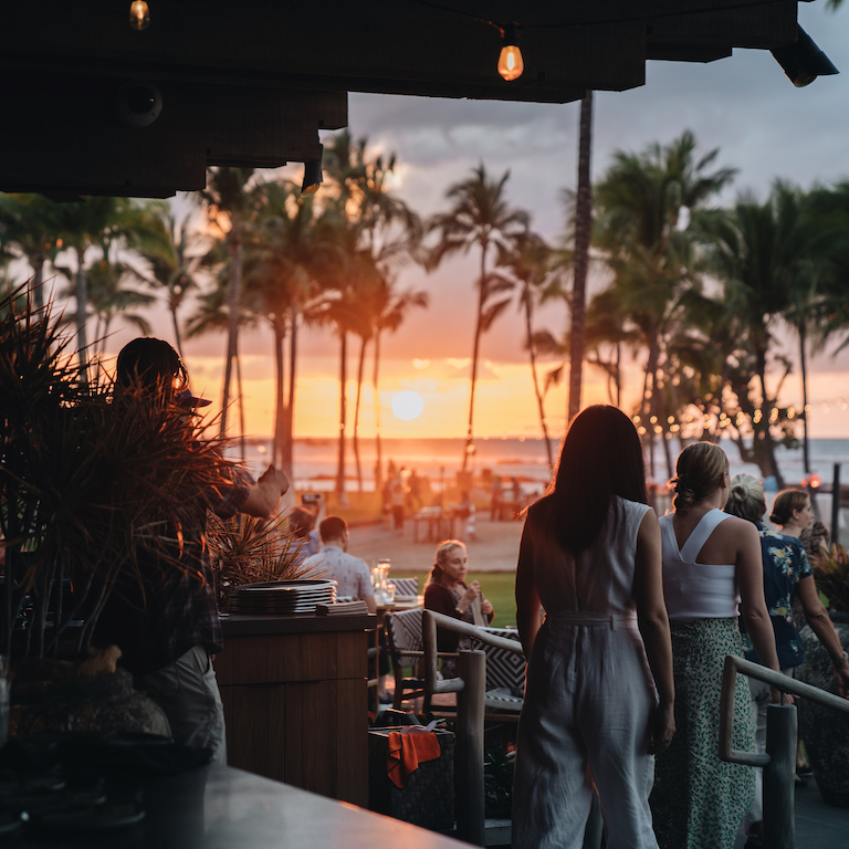 Dining at Mauna Lani CanoeHouse, HāLani, Hā Bar Auberge Resorts