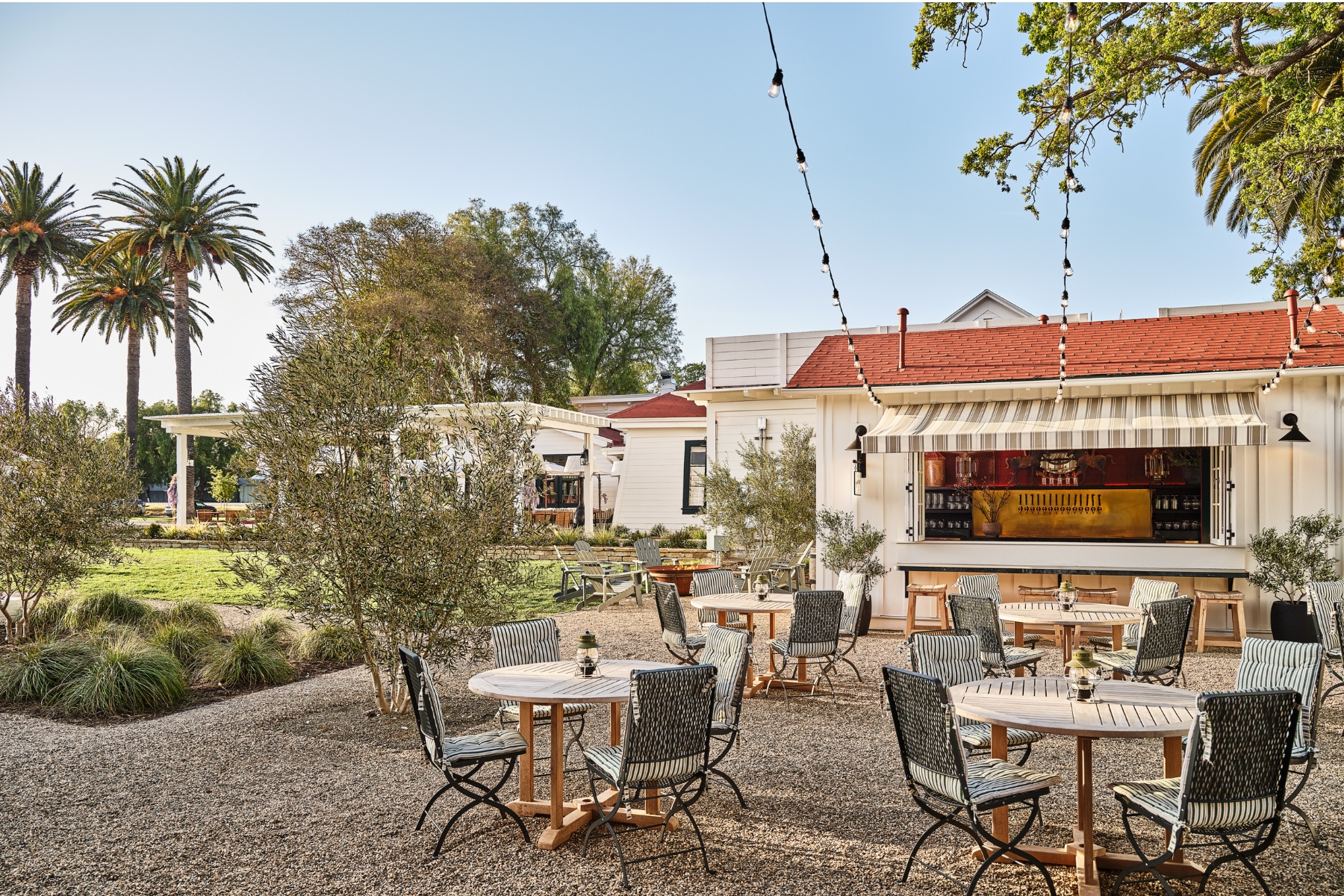 Outdoor area at Mattei's Tavern