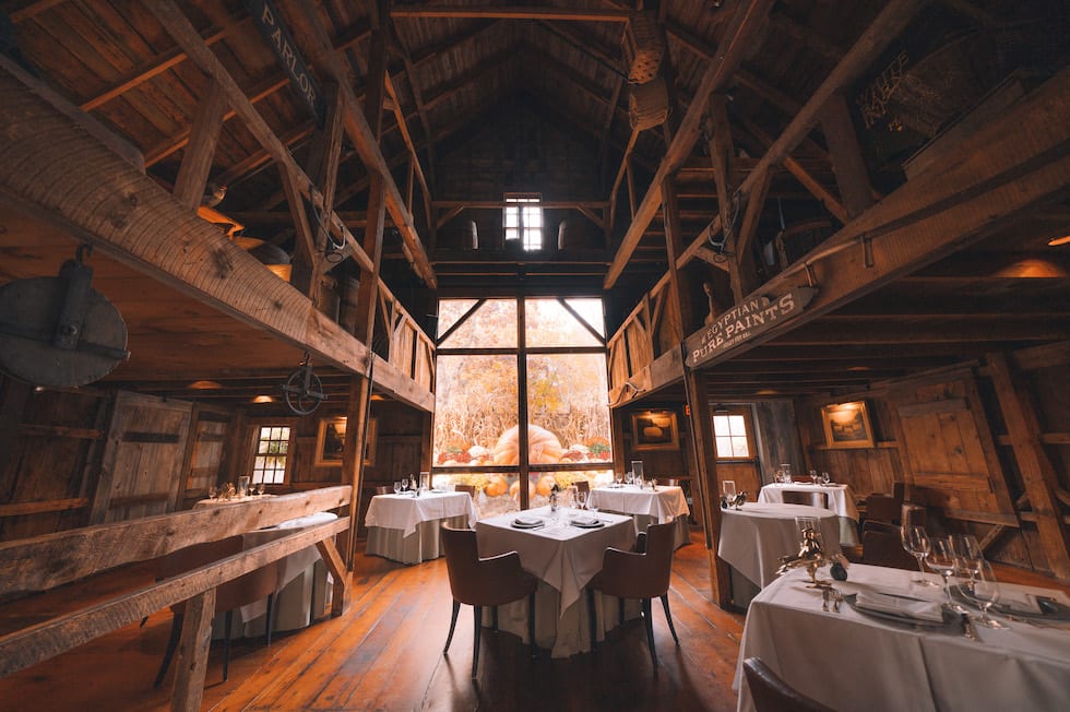 Dine at the White Barn Inn & Spa Restaurant in Kennebunk, Maine