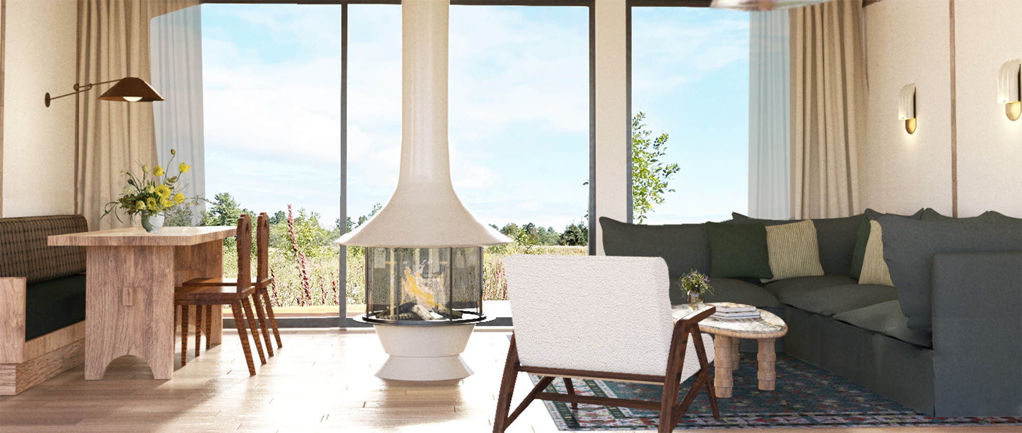 Ridge Suite 1 King Mobility/Hearing Accessible w/ RI Shower/Tub